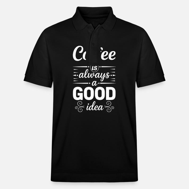 Coffeeshop - Stanley/Stella Unisex Bio-Poloshirt PREPSTER - Schwarz