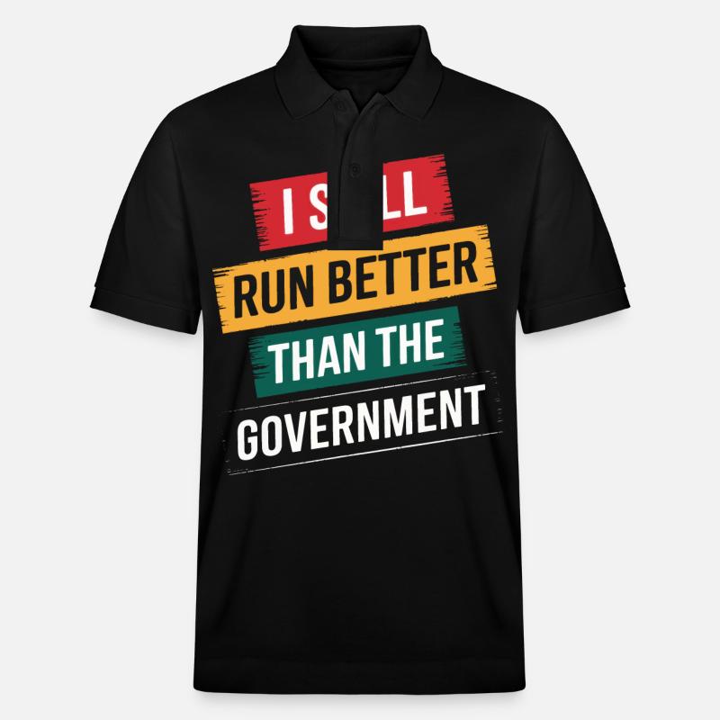 Invalidité due à l’amputation - Polo PREPSTER bio Stanley/Stella Unisexe - noir