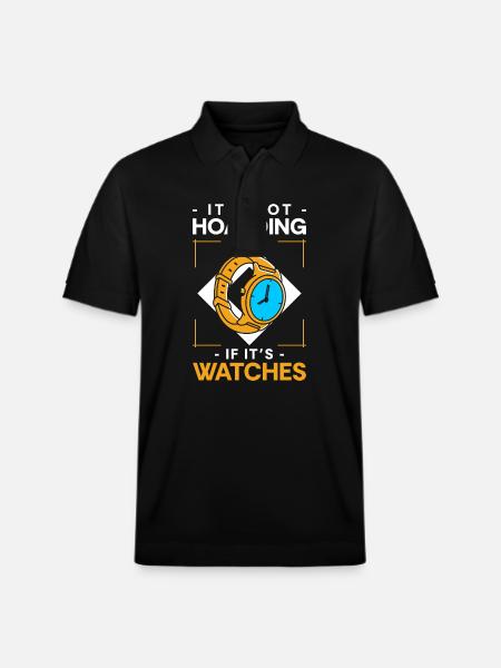 Watch Watchmaker - Stanley/Stella Unisex Organic Polo Shirt PREPSTER - black