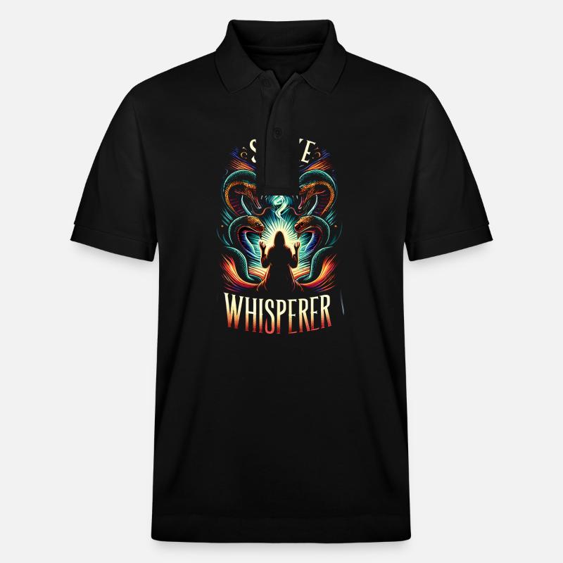 Snake Whisperer 7 - Stanley/Stella Unisex Bio-Poloshirt PREPSTER - Schwarz
