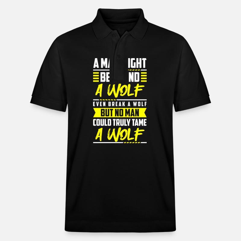 Loup-garou Meute Predator - Polo PREPSTER bio Stanley/Stella Unisexe - noir