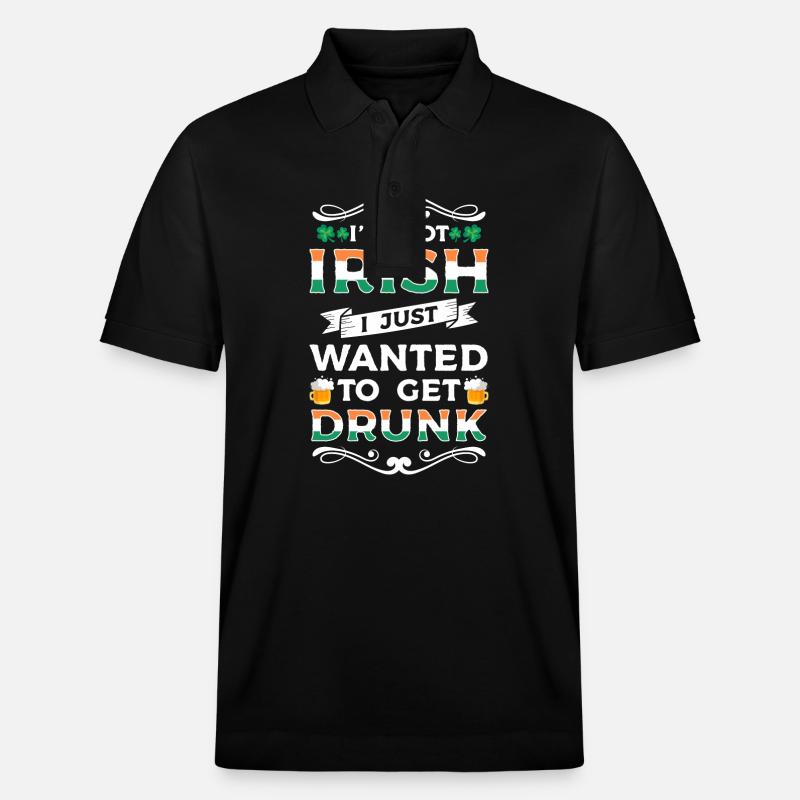 Pub irlandais Dublin Travel Celtic - Polo PREPSTER bio Stanley/Stella Unisexe - noir