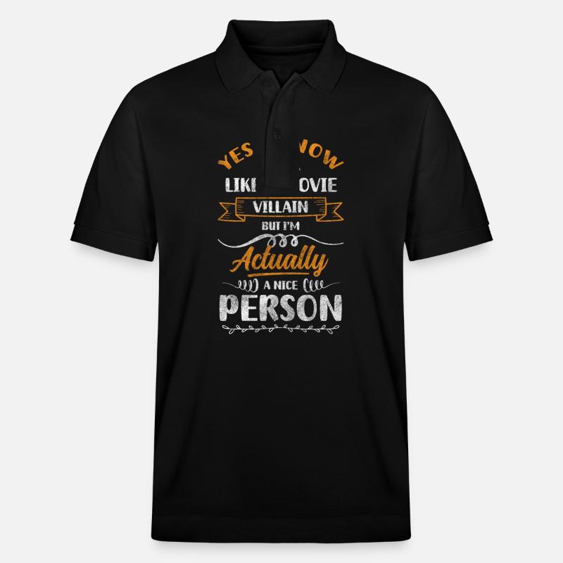 Introverti Nerd Silencieux Single - Polo PREPSTER bio Stanley/Stella Unisexe - noir