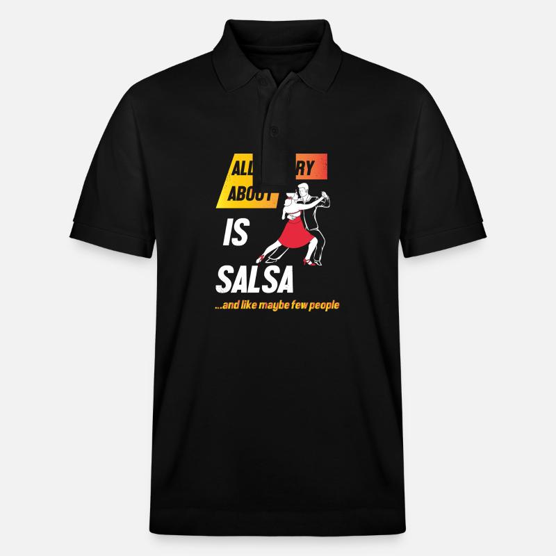 Danseuse de salsa Danseuse - Polo PREPSTER bio Stanley/Stella Unisexe - noir