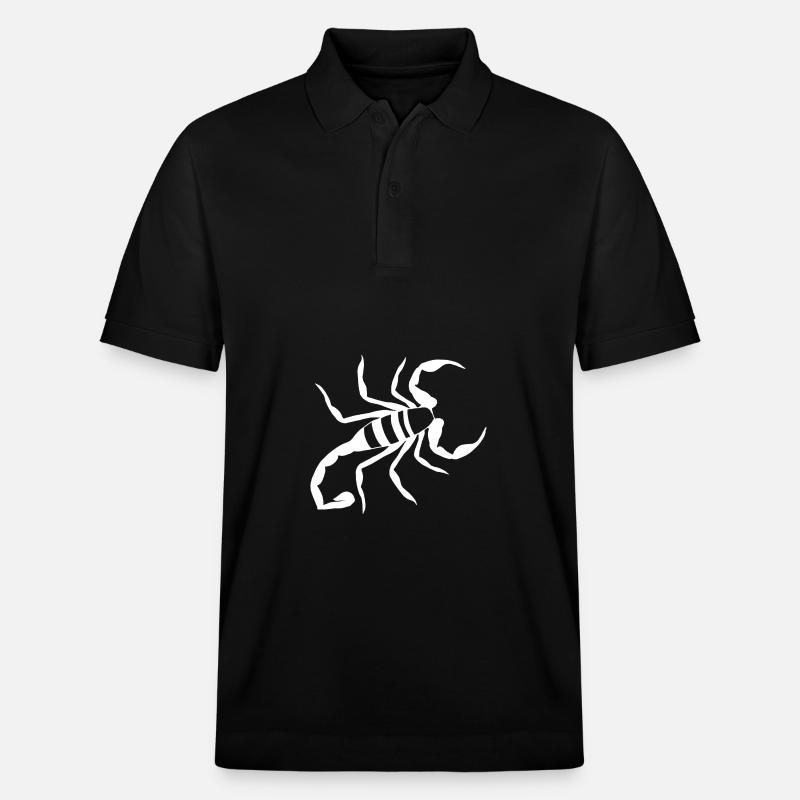 Sternzeichen Skorpion - Stanley/Stella Unisex Bio-Poloshirt PREPSTER - Schwarz