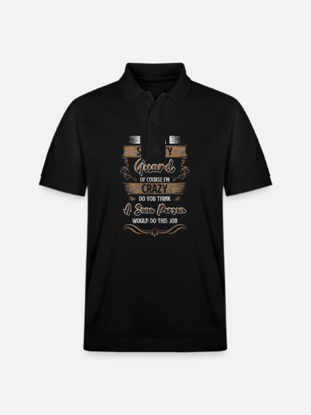 Security Building Specialist - Stanley/Stella Unisex Organic Polo Shirt PREPSTER - black