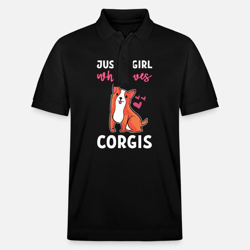 Corgi - Polo PREPSTER bio Stanley/Stella Unisexe - noir