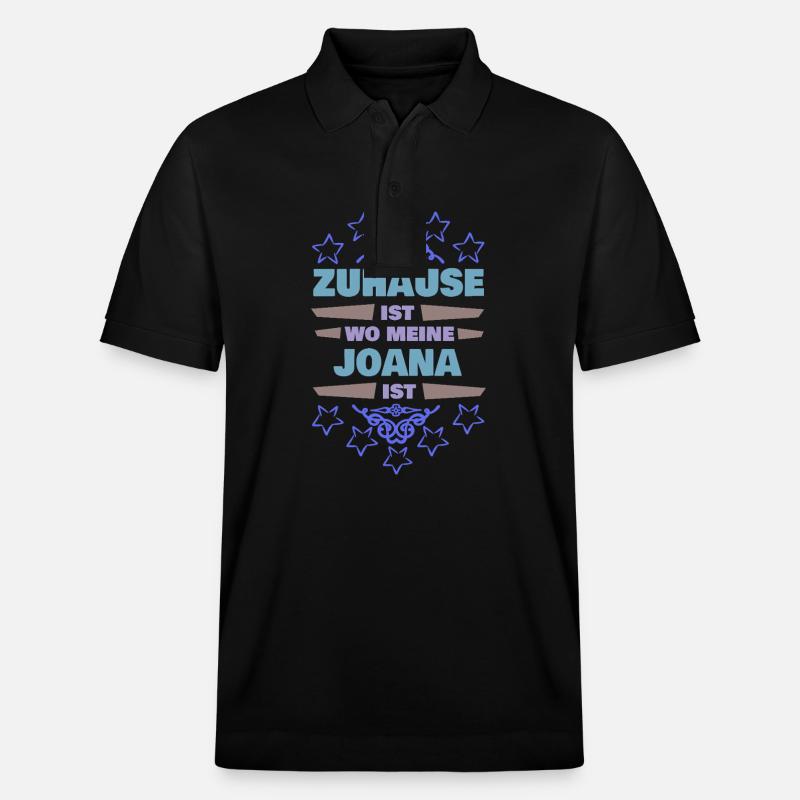 Joana - Stanley/Stella Unisex Bio-Poloshirt PREPSTER - Schwarz