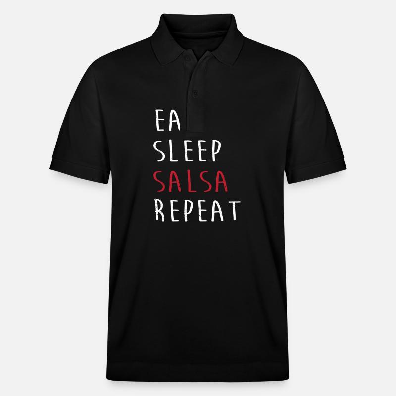 Salsa Tänzer Tänzerin - Stanley/Stella Unisex Bio-Poloshirt PREPSTER - Schwarz