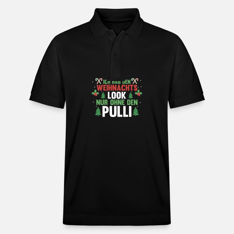 Père Noël Noël laid Noël - Polo PREPSTER bio Stanley/Stella Unisexe - noir