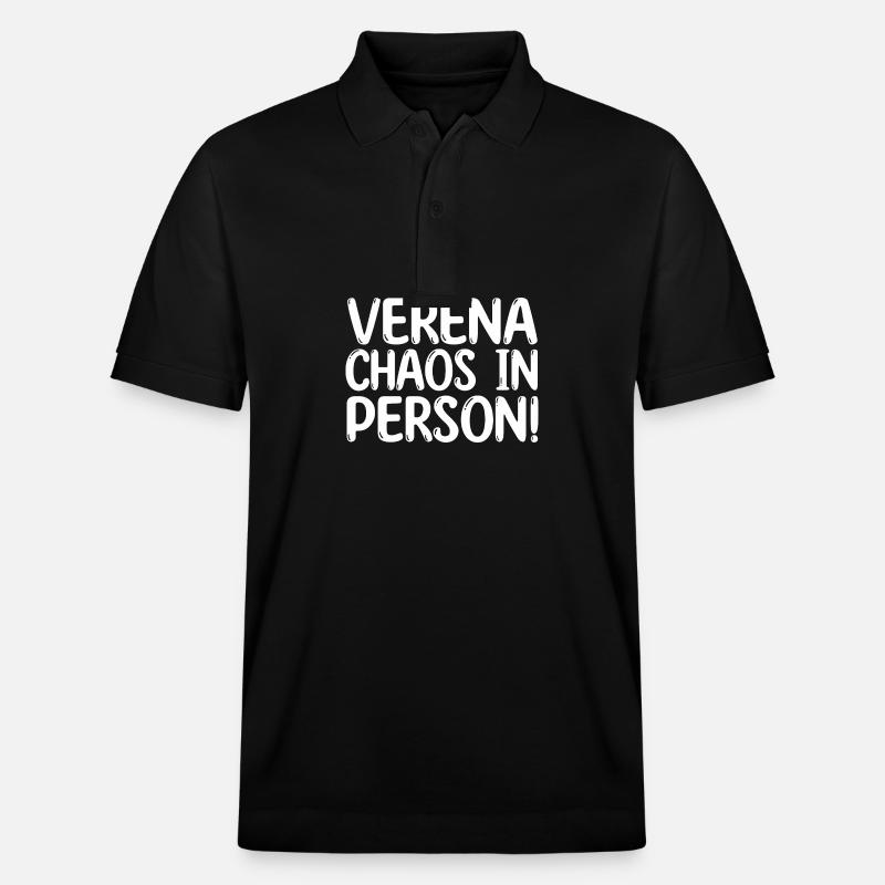 Prénom Verena - Polo PREPSTER bio Stanley/Stella Unisexe - noir