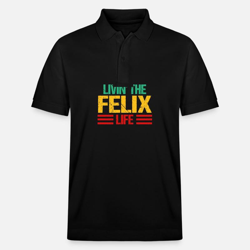 Felix - Polo PREPSTER bio Stanley/Stella Unisexe - noir