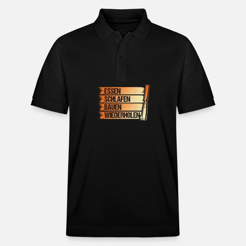 Carpenter Carpenter - Stanley/Stella Unisex Organic Polo Shirt PREPSTER - black