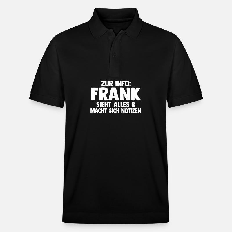 Frank - Stanley/Stella Unisex Bio-Poloshirt PREPSTER - Schwarz