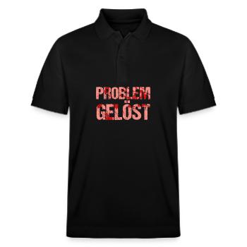 Costume d’Halloween Taché de Sang - Polo PREPSTER bio Stanley/Stella Unisexe - noir - Devant - Roxy (174cm) & Andy (188cm)
