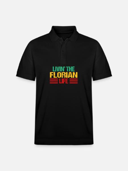 Florian - Stanley/Stella Unisex Organic Polo Shirt PREPSTER - black