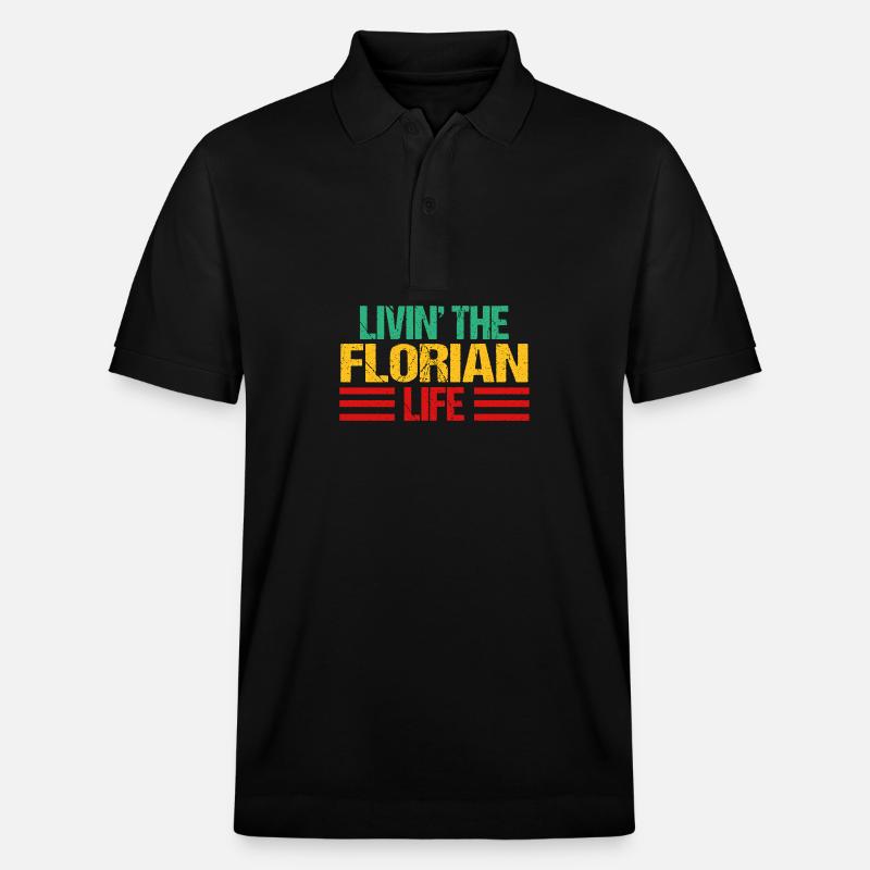 Florian - Stanley/Stella Unisex Bio-Poloshirt PREPSTER - Schwarz