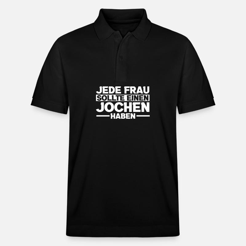 Jochen - Stanley/Stella Unisex Bio-Poloshirt PREPSTER - Schwarz