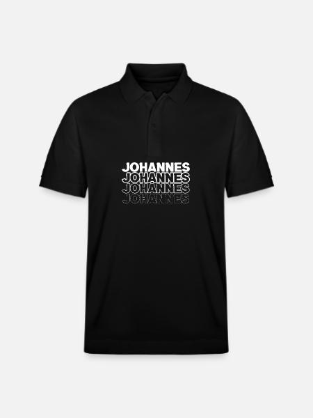 Johannes - Stanley/Stella Unisex Organic Polo Shirt PREPSTER - black