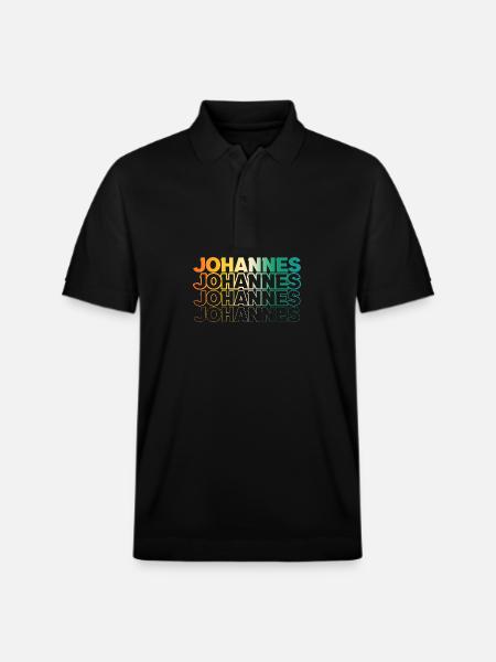 Johannes - Stanley/Stella Unisex Organic Polo Shirt PREPSTER - black