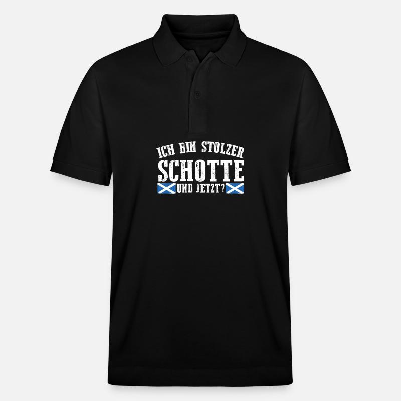 Ecossais Ecosse Ecosse Ecosse - Polo PREPSTER bio Stanley/Stella Unisexe - noir