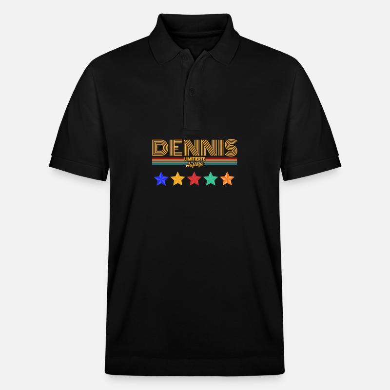 Dennis - Stanley/Stella Unisex Bio-Poloshirt PREPSTER - Schwarz
