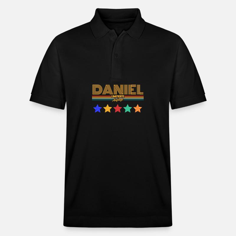 Daniel - Polo PREPSTER bio Stanley/Stella Unisexe - noir