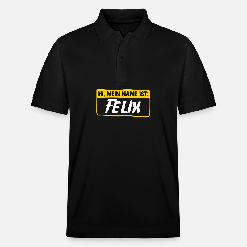 Felix - Polo PREPSTER bio Stanley/Stella Unisexe - noir