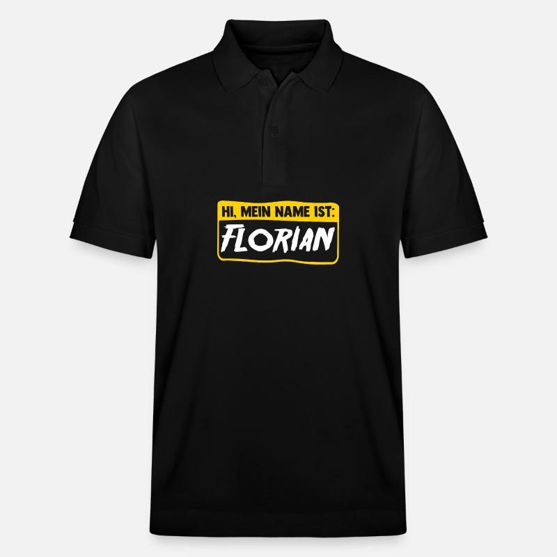 Florian - Polo PREPSTER bio Stanley/Stella Unisexe - noir