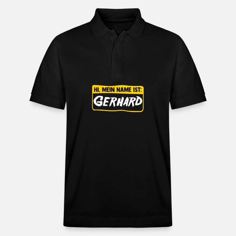 Gerhard - Polo PREPSTER bio Stanley/Stella Unisexe - noir