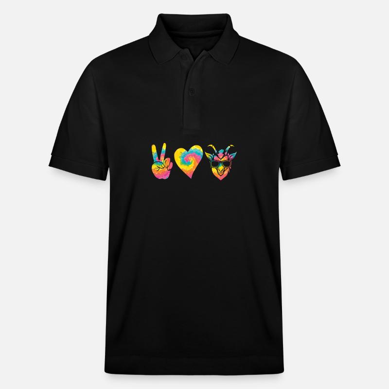 Ziegen - Stanley/Stella Unisex Bio-Poloshirt PREPSTER - Schwarz