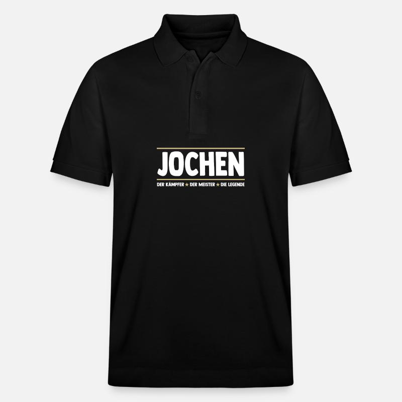Jochen - Stanley/Stella Unisex Bio-Poloshirt PREPSTER - Schwarz