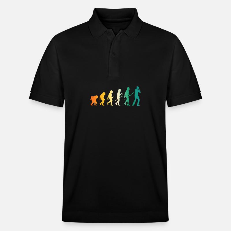 Harmonika Evolution Mundharmonika - Stanley/Stella Unisex Bio-Poloshirt PREPSTER - Schwarz
