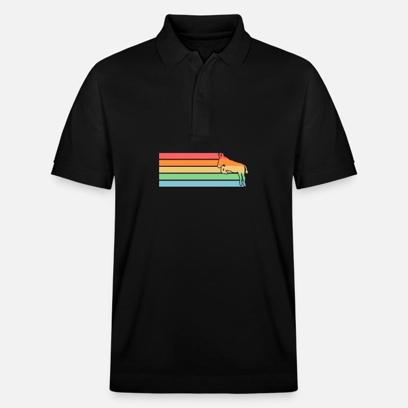 Esel - Stanley/Stella Unisex Bio-Poloshirt PREPSTER - Schwarz