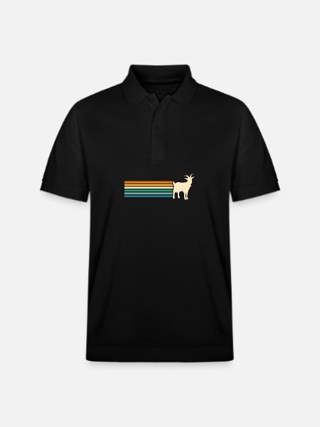 Goats - Stanley/Stella Unisex Organic Polo Shirt PREPSTER - black