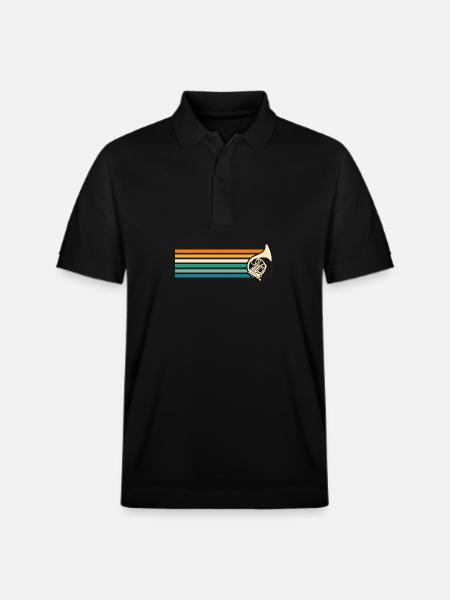 Cor français - Polo PREPSTER bio Stanley/Stella Unisexe - noir