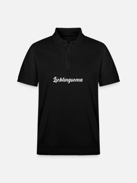 Großmutter Oma - Stanley/Stella Unisex Bio-Poloshirt PREPSTER - Schwarz