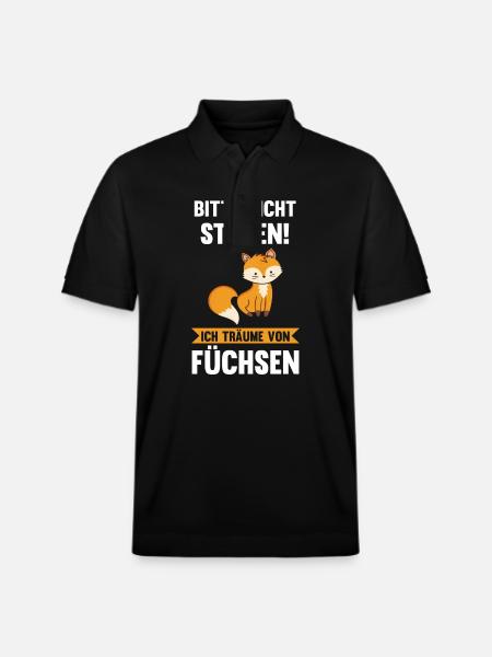Fuchs - Stanley/Stella Unisex Bio-Poloshirt PREPSTER - Schwarz