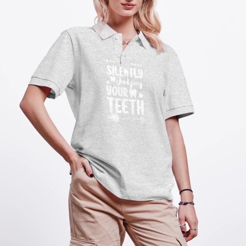 Teeth Vocation Braces Toothpaste Stanley/Stella Unisex Organic Polo Shirt PREPSTER