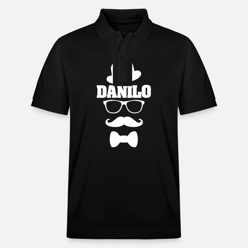 Danilo comme prénom - Polo PREPSTER bio Stanley/Stella Unisexe - noir