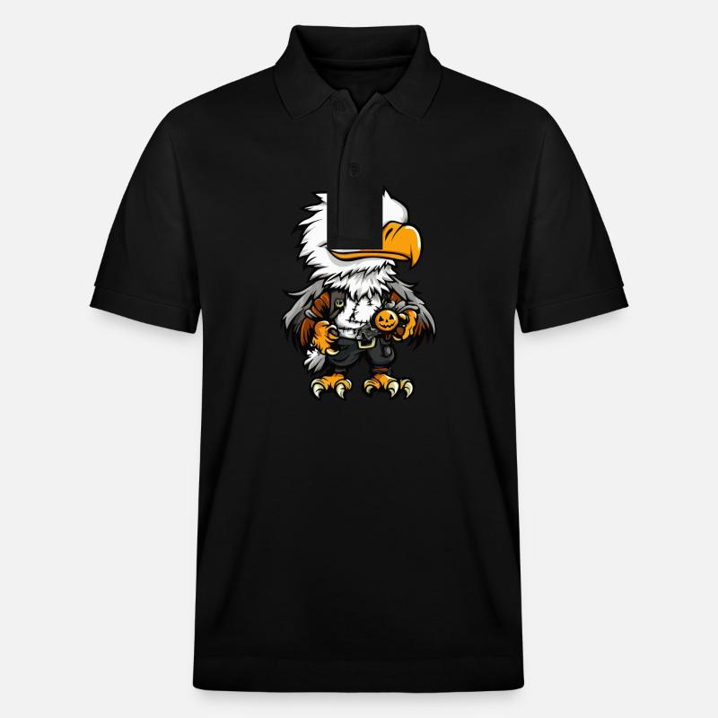 Aigle Halloween Zombie - Polo PREPSTER bio Stanley/Stella Unisexe - noir