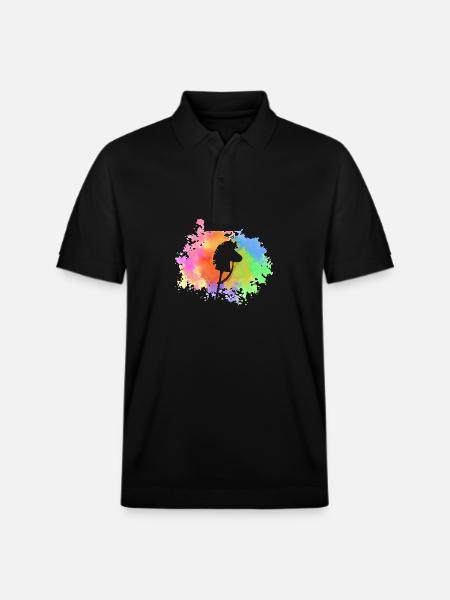 Steckenpferd Hobby Horsing - Stanley/Stella Unisex Bio-Poloshirt PREPSTER - Schwarz