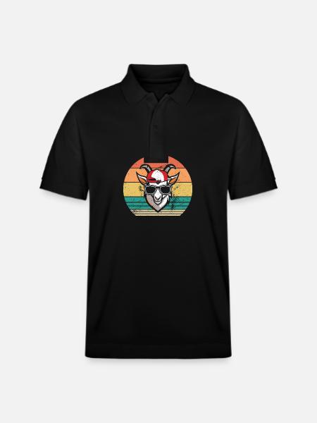 Goats - Stanley/Stella Unisex Organic Polo Shirt PREPSTER - black