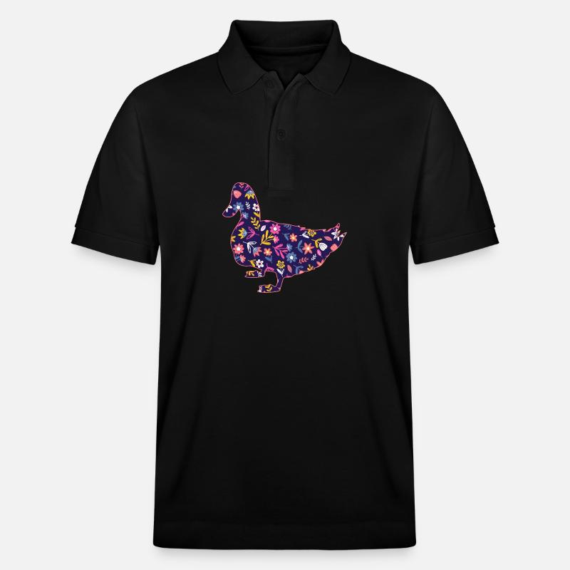 Canards - Polo PREPSTER bio Stanley/Stella Unisexe - noir