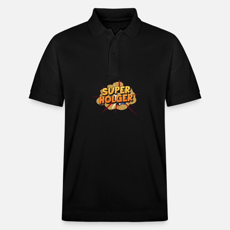 Holger - Stanley/Stella Unisex Bio-Poloshirt PREPSTER - Schwarz