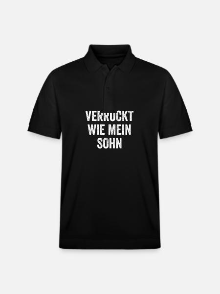 Bester Papa Ever - Stanley/Stella Unisex Bio-Poloshirt PREPSTER - Schwarz