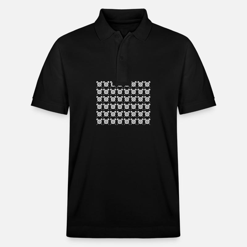 Joueur de fléchettes Fléchettes - Polo PREPSTER bio Stanley/Stella Unisexe - noir