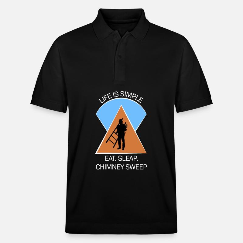 Ramoneur Ramoneur Ramoneur - Polo PREPSTER bio Stanley/Stella Unisexe - noir