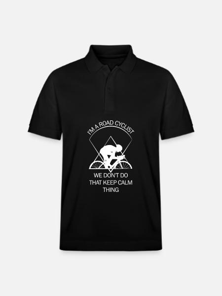 Racer - Stanley/Stella Unisex Organic Polo Shirt PREPSTER - black