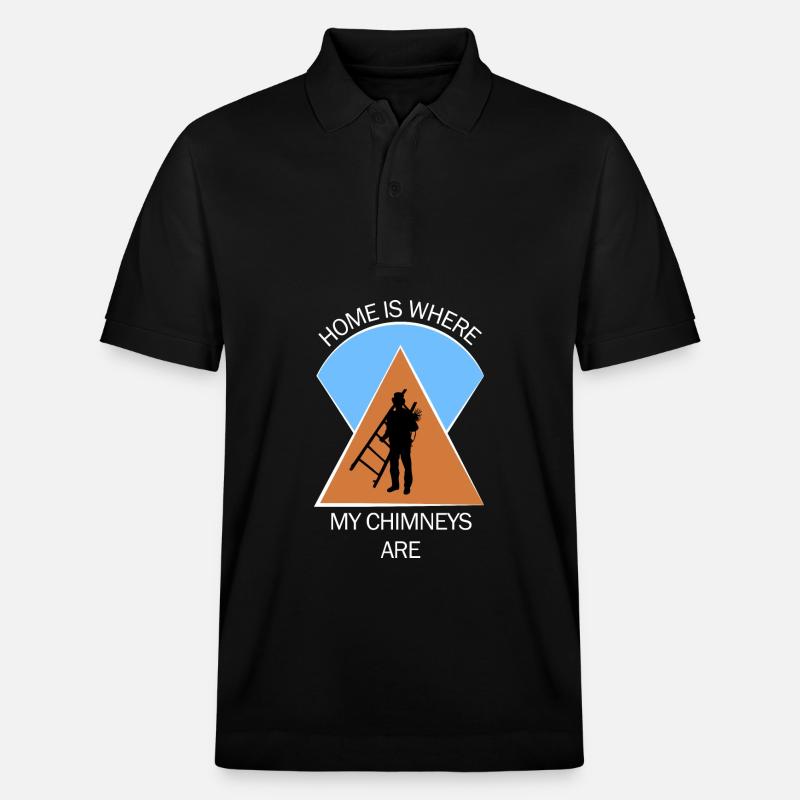 Chimney sweep chimney sweep - Stanley/Stella Unisex Organic Polo Shirt PREPSTER - black